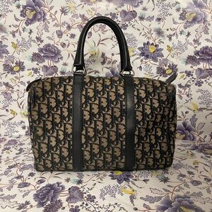 Christian Dior Boston Monogram Handbag Authentic w/ COA
